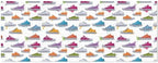 OTVEE 3 Rolls Birthday Wrapping Paper Roll - Colorful Sneakers Design Gift Wrapping Paper for Christmas, Bridal, Holiday, Party, Baby Shower - 58 x 22.8 inch by OTVEE