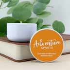 Custom Candles, Personalized Candles, Bulk Candles, Candle Favors, Baby Shower Candle Favors (Set of 10) (White Tin), 9508837-03 - Image 6
