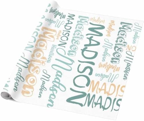 AOFUN Wrapping Paper Birthday Valentine'S Wrapping Paper Happy Anniversary Wrapping Paper Personalized Name Gift Cute Gifts For Best Friends 3 Rolls 58"" x 23"", Style 3 - Image 5