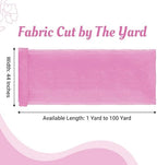 40 Yard Organza Fabric 44" Wide for Wedding Event Décor - Pink - Image 2