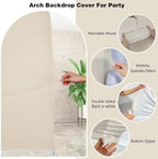 Honeycomb Arched Fabric Backdrop Covers Honey Bee Theme Arch Stand Cover for Baby Shower Birthday Decoration(Only Cover) - Image 5
