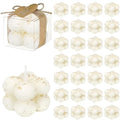 30 Sets Mini Bubble Candles Wedding Favors for Guests, 1.6" Soy Wax Candle by KisSealed