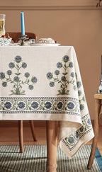 patdrea Vintage French Printed Tablecloth,Square,55"x55" - Image 4
