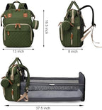 Diaper Bag with Changing Station, Baby Backpack with Foldable Changing Pad - Image 5