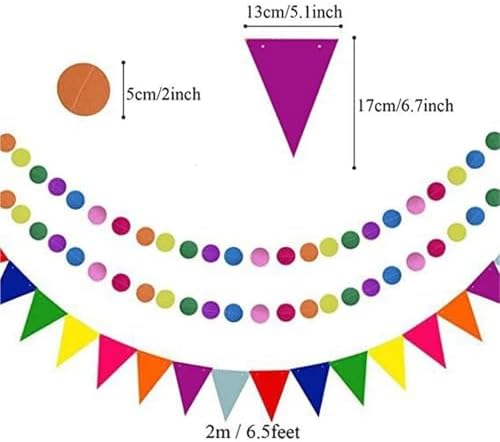Hanging Paper Fans 2set Paper Fan Flower Bunting Flag Hanging Decor for Baby Shower Birthday Wedding Christmas Party Decoration for Weddings Birthdays(Yellow) - Image 2