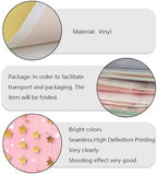 8x6ft Twinkle Littler Star Backdrops Pink Starry Sky Gold Glitter Little Star Photography Background Birthday Party Decorations Baby Shower Backdrop for Girls Kids Portrait Photography Backdrop - Image 5
