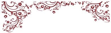 Burgundy Swirl Flower Floral Wall Decal Design. Dark Red. #262A (100in X 29in) #262A - Image 3