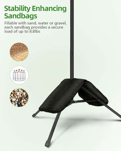 Hemmotop Photo Backdrop Stand 11x10ft, Heavy Duty Background Frame Kit - Image 4