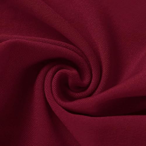 Burgundy Chair Sashes 50 Pack with Gold Buckle Slider, Spandex Wine Red Chair Bands Bows for Folding Chairs Wedding Party Banquet Décor - Image 7