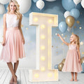 Ledido Easy-Assemble 4FT Marquee Light Up Letter, Large Lighted Letter I by Ledido