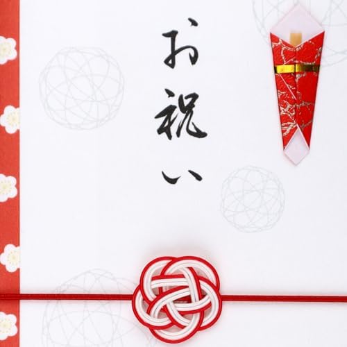 Iyo Yuina Center MBU-001 Gold Seal Yuumi Series Mizuhiki Rubber Festival Bag, Celebration, Approx. 3.7 x 7.0 inches (9.5 x 17.8 cm), Made in Japan, White - Image 2