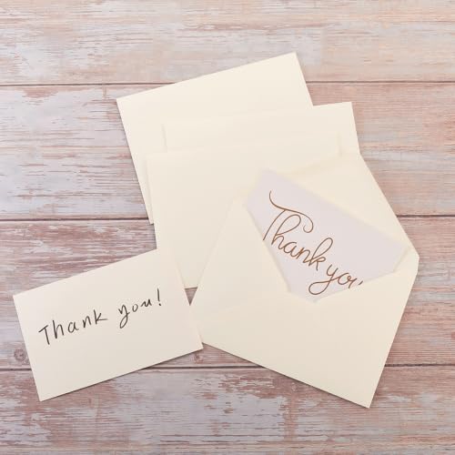 100 Pieces A7 Envelopes 5x7 Cream Color, 5.24 x 7.24 Inches (Pack of 2) - Image 7