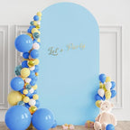 Wokceer 7.2FT Arch Backdrop Stand and Cover Set,Arch with Dusty Blue Cover - Image 7