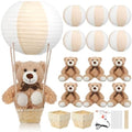 Sosation 6 Sets Hot Air Balloon with Bear Stick Glue Gun, White, Khaki by Sosation
