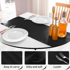 20 Pack Satin Table Runner 12 X 108 Inch Silk Table Runner for Party,Wedding, Birthday, Banquets,Decoration(Black) - Image 2