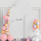 Arch Backdrop Cover Stretchy Backdrop (White, 6+6.6+7.2FT) - Image 4