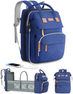 ISMGN Diaper Bag Backpack, Large Diaper Bag, Baby Bag for Mom, Navy Blue by ISMGN