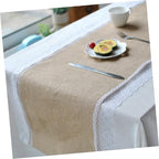 Beige Jute Cloth Ribbon Roll for Crafts Xmas Halloween Season - Image 5