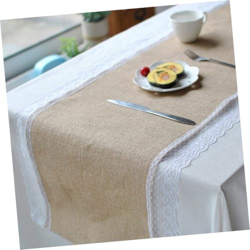 Beige Jute Cloth Ribbon Roll for Crafts Xmas Halloween Season - Image 5