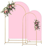 Toolterritary Metal Arch Backdrop Stand and Cover Set, 8FT, 6.6FT Party Backdrop, Easy to Assemble, Backdrop Stand for Parties, Birthday, Baby Shower by Unknown