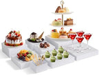 8 PCS Buffet Risers and Stands, Dessert Food Display for Buffet Table by Unknown
