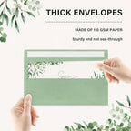 200 Pack #10 Sage Green Envelopes Letter Size Self Seal Business Envelopes - Image 3