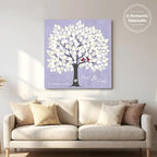 MuralMax Personalized Wedding Signing Tree Canvas Guest Book Wall Art - Image 7