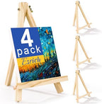 ESRICH 4 PCS 9 Inch Easel for Painting, Easel Stand for Painting Canvas by ESRICH