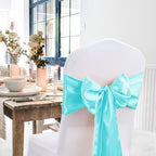 20 Pack Satin Table Runner 12 X 108 Inch Silk Table Runner for Party,Wedding, Birthday, Banquets,Decoration(Turquoise) - Image 3