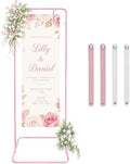 Wedding Welcome Sign Easel Metal Poster Holder Vendor Display Stand by IKULE