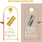 Metal Arch Backdrop Stand and Cover Set 7.2FT/6FT - Image 3