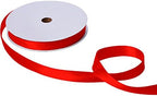 Jillson Roberts Bulk 1-Inch Double Faced Satin Ribbon Available in 20 Colors, Red, 100 Yard Spool (BFR1009) by JillsonRoberts