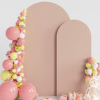 Wokceer Arch Backdrop Cover 7.2FT, 6FT Nude Arch Covers Stretchy Backdrop by Wokceer