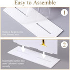 Aceorbit White Wedding Table Numbers 1-20 with Stands 5" x 7" - Image 4