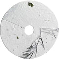 Of The Earth Handmade Paper - Wildflower Seed Paper Wine Glass Tag - 3" Diameter - Set of 36 (36s Fern & Chard) by OfTheEarth