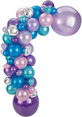 Multicolor Latex Balloon Garland Kit - 5" - 24" - Perfect for Birthdays, Weddings, & Events, Cosmic Pearl, Pack of 74 by AmscanPartySupplies