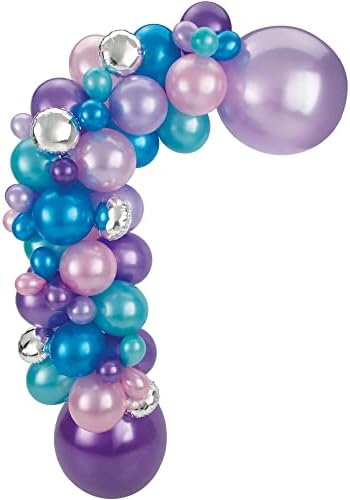 Multicolor Latex Balloon Garland Kit - 5" - 24" - Perfect for Birthdays, Weddings, & Events, Cosmic Pearl, Pack of 74 by AmscanPartySupplies