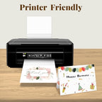 200 Pack Goefun Blank Cards and Envelopes 5x7 White for Invitations - Image 3