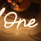 Britrio Wild One Neon Light Sign Baby Shower Girl Boy 1st Birthday Party - Image 4