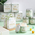 Conelist 6 Sets Baby Shower Prizes Scented Candles Party Favors, Eucalyptus - Image 3