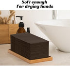 KAMMAK Napkins Disposable Coffee Cloth like Dinner Paper Napkins with Pocket 100 Pack Folded Luncheon Napkins Wedding Reception Bathroom Guest Hand Towel for Party Decoration, Kitchen,16.5 x 16.5 inch - Image 4
