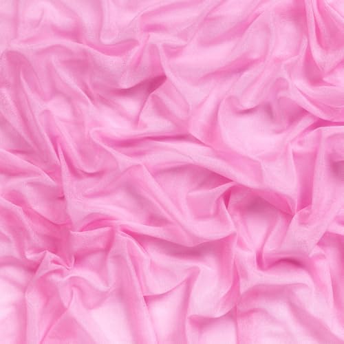 Pack of 40 Yard Chiffon Drapery Fabric, 60" Wide, Multiuse - Bubblegum Pink - Image 5