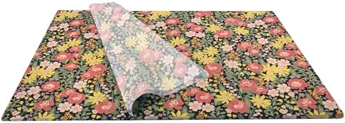 Jillson & Roberts Printed Unfolded Gift Tissue 20" x 30", Fresh Floral, 240 Sheets - Image 2