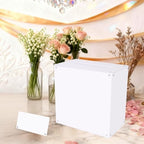 Acrylic Wedding Card Box with Slot Top, Detachable DIY Card Box for Wedding Reception, Corner Brackets & Screws Included, Acrylic Table Sign Holder Included - Image 4