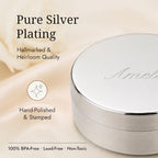 Silver Plated First Curl & Tooth Keepsake Box - Image 4