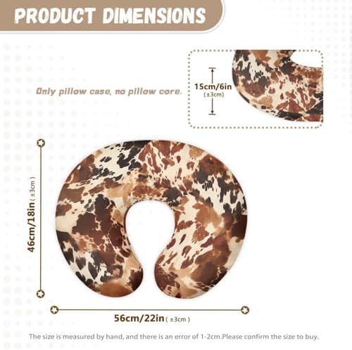Brown Cow Print Car Seat Covers High Stretchy Breathable Breastfeeding Covers Multi-use Breastfeeding Pillow Cover Newborn Registry & Shower Gift for Baby - Image 5