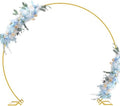 Fomcet Round Backdrop Stand Gold 8ft Circle Arch Large Metal Wedding Arch by Fomcet