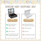 Baby Keepsake Box Wooden with 6 Additional Items - Image 6