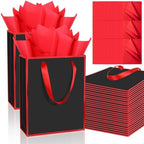 Epoesch 36 Pack Gift Bags with Handles & 36 Tissue Papers – 8x5x10 Inches by Unknown