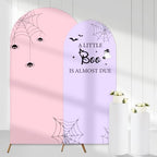 Serencatcher Halloween Baby Shower Arch Covers 7.2FT 6FT Pink Purple by Serencatcher